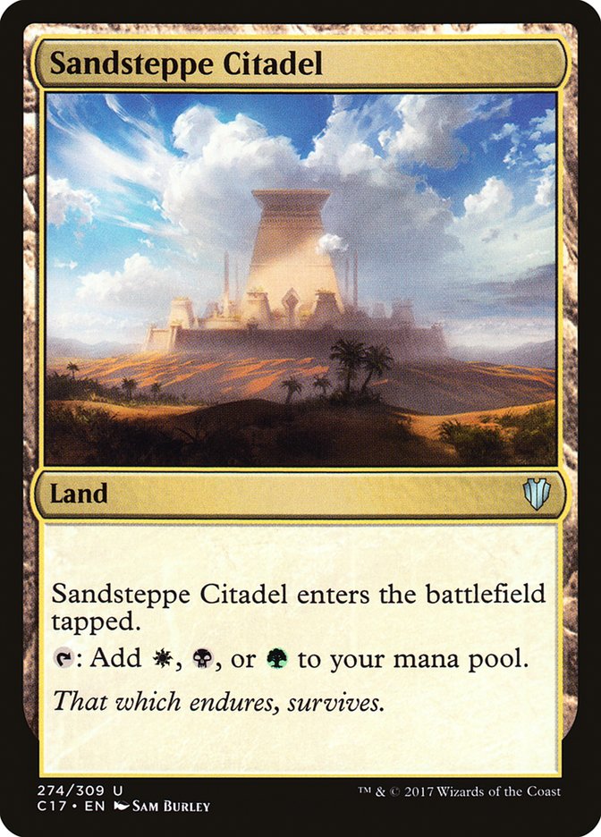Sandsteppe Citadel [Commander 2017] Magic: The Gathering