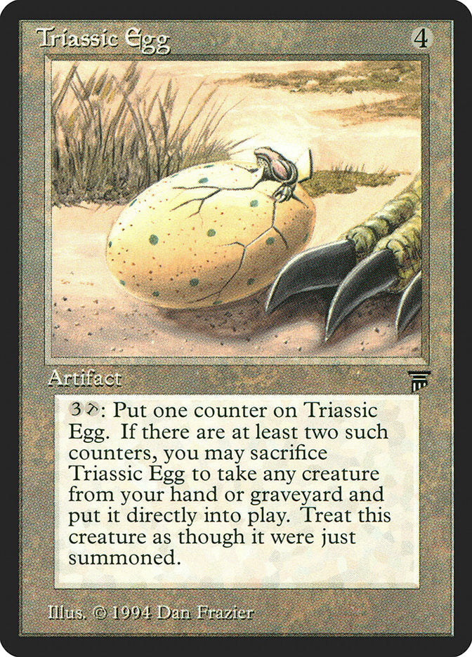 Triassic Egg [Legends] Magic: The Gathering