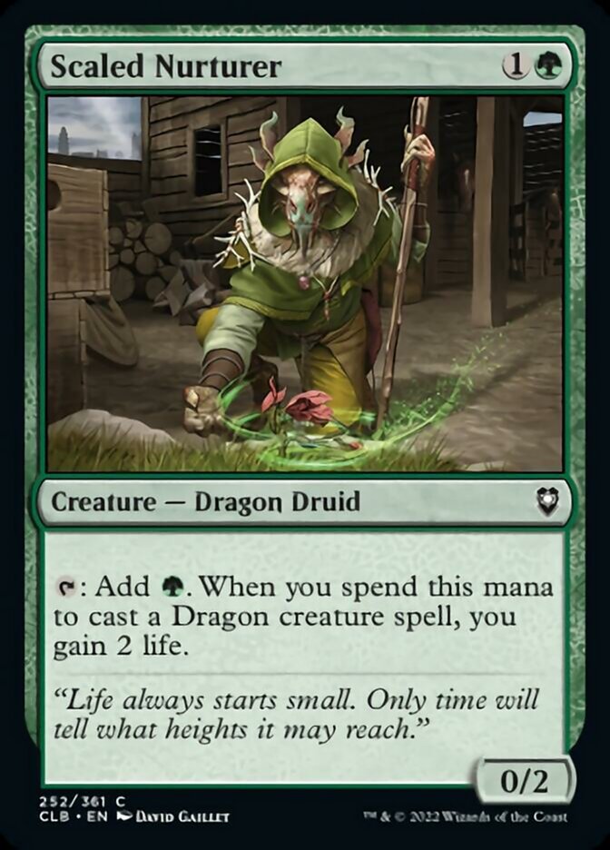 Scaled Nurturer [Commander Legends: Battle for Baldur's Gate] Magic: The Gathering