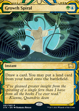 Growth Spiral [Strixhaven: School of Mages Mystical Archive] Magic: The Gathering