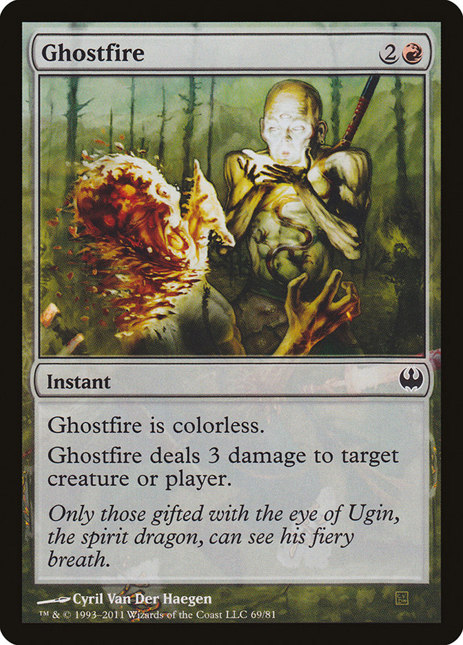 Ghostfire [Duel Decks: Knights vs. Dragons] Magic: The Gathering