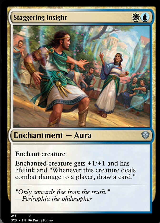 Staggering Insight [Starter Commander Decks] Magic: The Gathering
