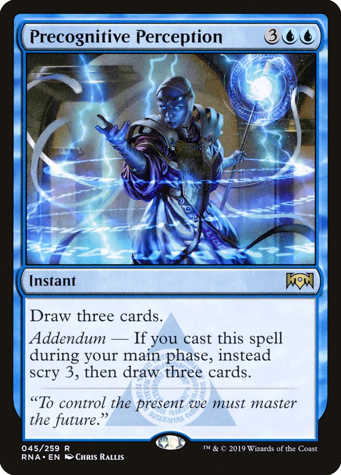 Precognitive Perception [Ravnica Allegiance] Magic: The Gathering