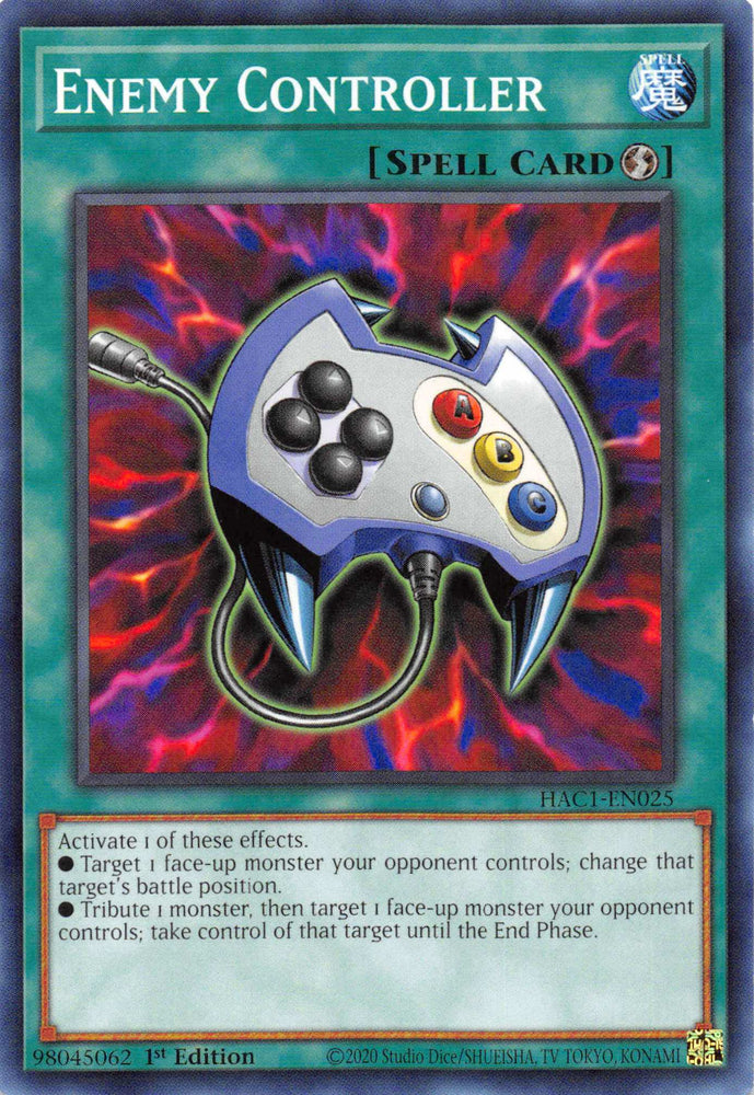 Enemy Controller [HAC1-EN025] Common Yu-Gi-Oh!