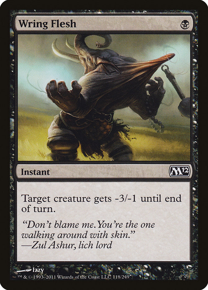 Wring Flesh [Magic 2012] Magic: The Gathering