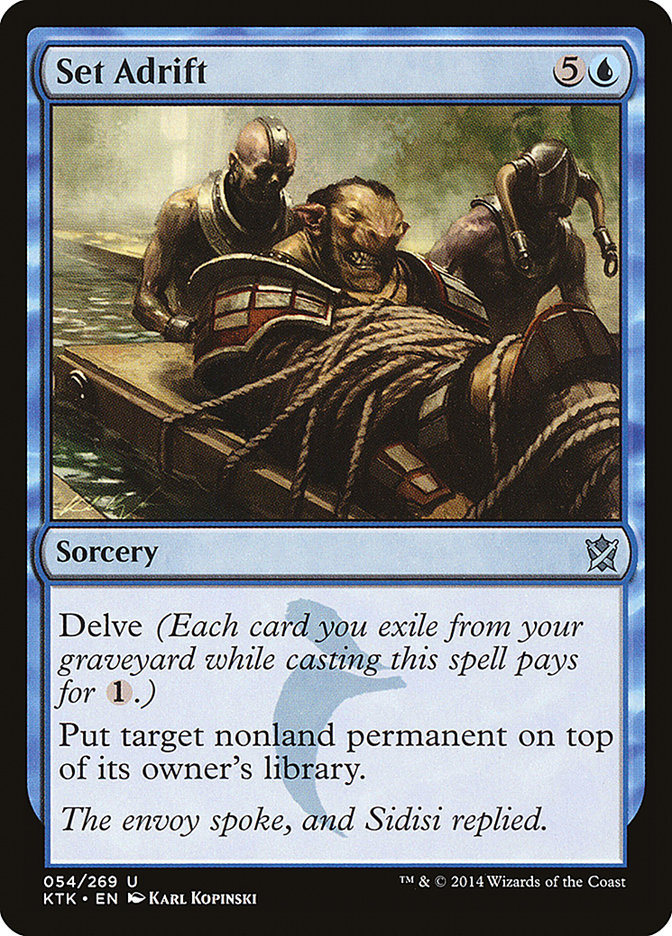 Set Adrift [Khans of Tarkir] Magic: The Gathering