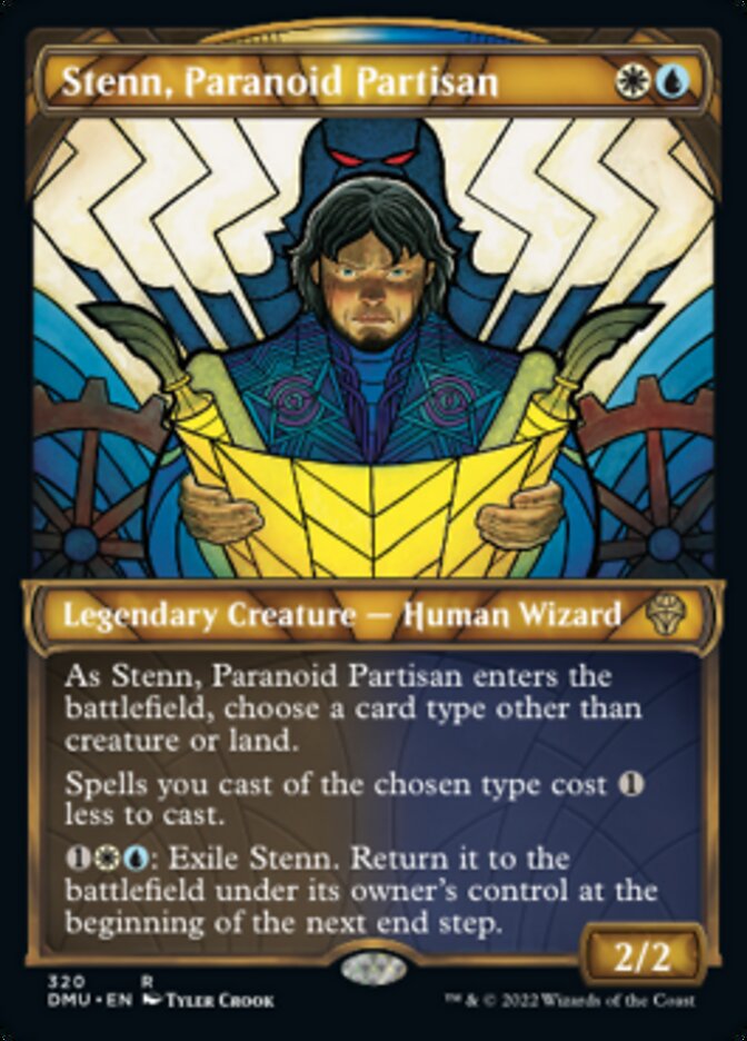Stenn, Paranoid Partisan (Showcase) [Dominaria United] Magic: The Gathering