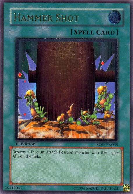 Hammer Shot [SOD-EN038] Ultimate Rare Yu-Gi-Oh!