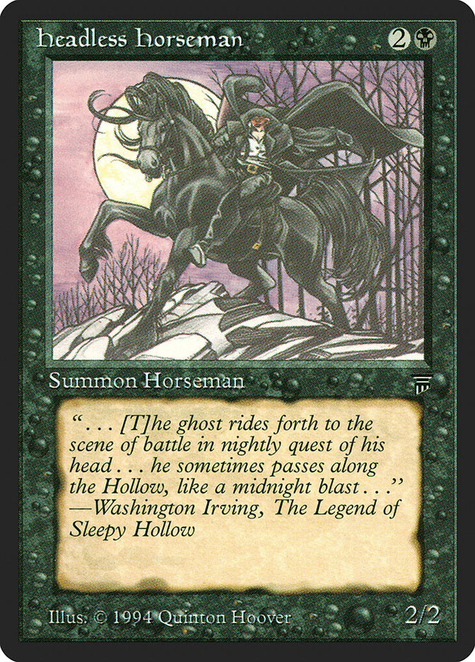 Headless Horseman [Legends] Magic: The Gathering
