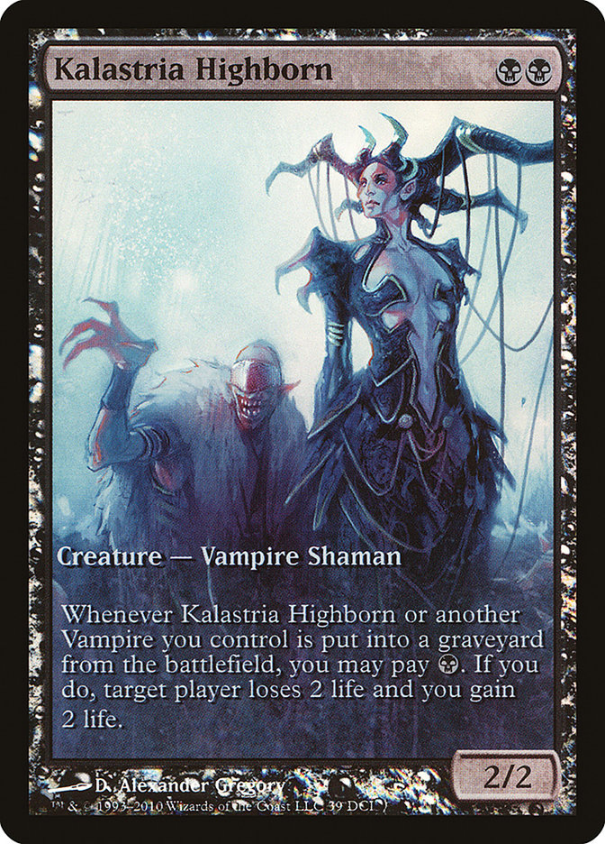 Kalastria Highborn (Game Day) (Extended Art) [Worldwake Prerelease Promos] Magic: The Gathering