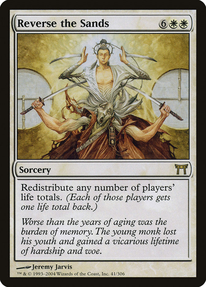 Reverse the Sands [Champions of Kamigawa] Magic: The Gathering