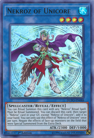 Nekroz of Unicore [DUPO-EN088] Ultra Rare Yu-Gi-Oh!