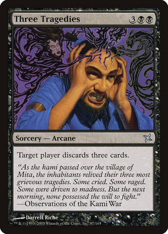 Three Tragedies [Betrayers of Kamigawa] Magic: The Gathering