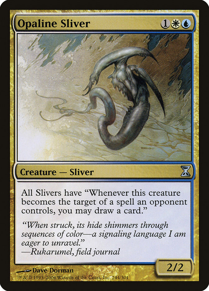 Opaline Sliver [Time Spiral] Magic: The Gathering