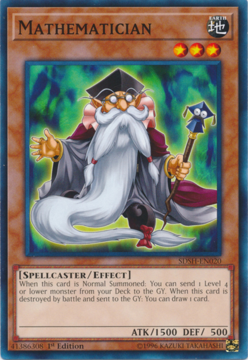 Mathematician [SDSH-EN020] Common Yu-Gi-Oh!