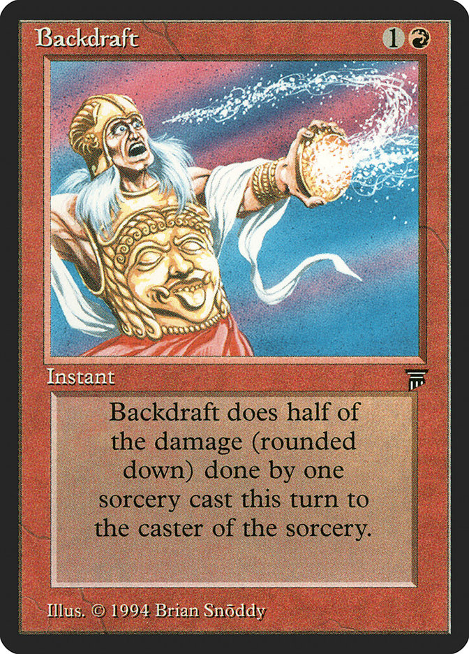 Backdraft [Legends] Magic: The Gathering