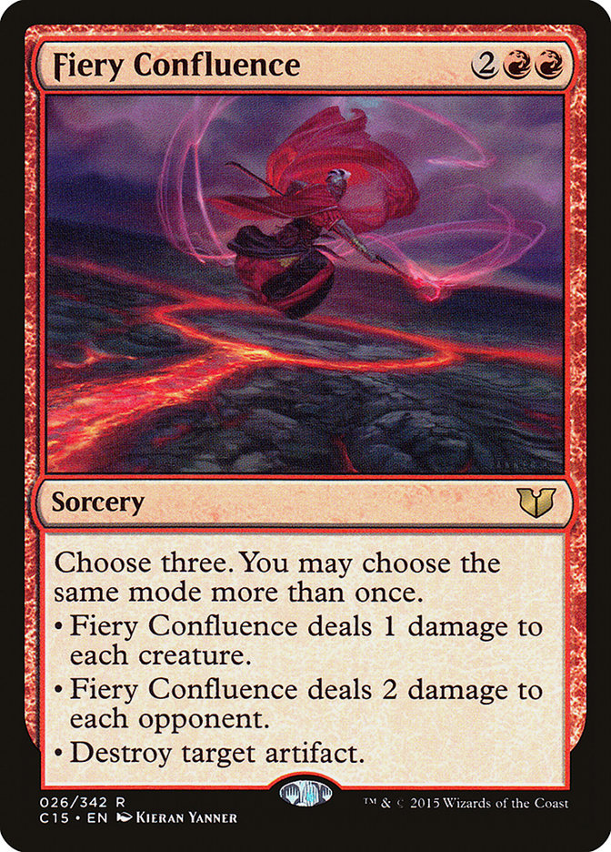 Fiery Confluence [Commander 2015] Magic: The Gathering