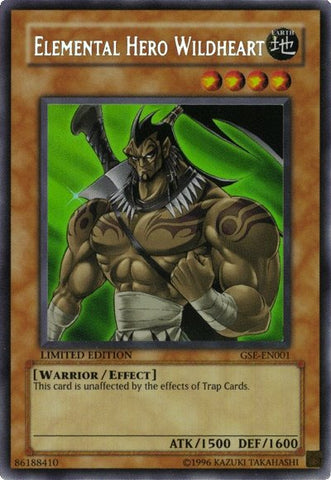 Elemental Hero Wildheart [GSE-EN001] Secret Rare Yu-Gi-Oh!