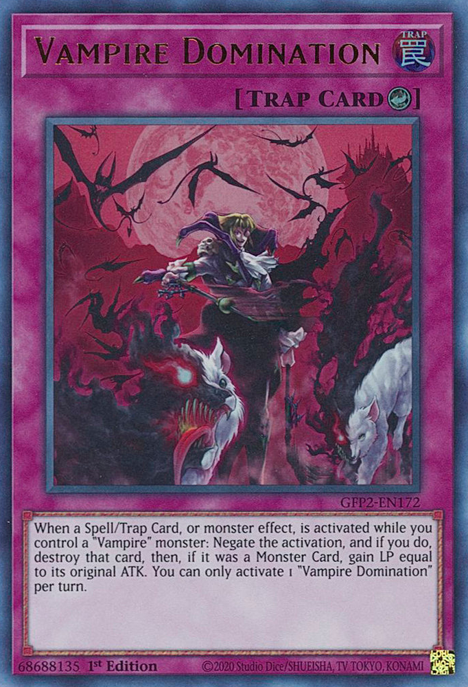 Vampire Domination [GFP2-EN172] Ultra Rare Yu-Gi-Oh!