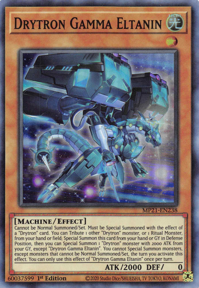 Drytron Gamma Eltanin [MP21-EN238] Super Rare Yu-Gi-Oh!