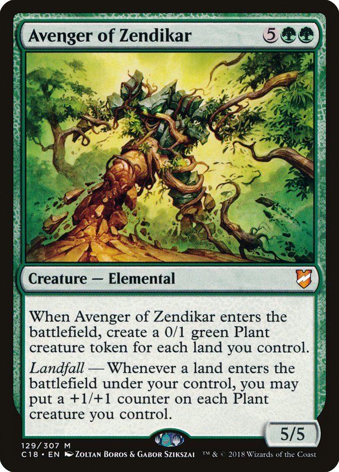 Avenger of Zendikar [Commander 2018] Magic: The Gathering