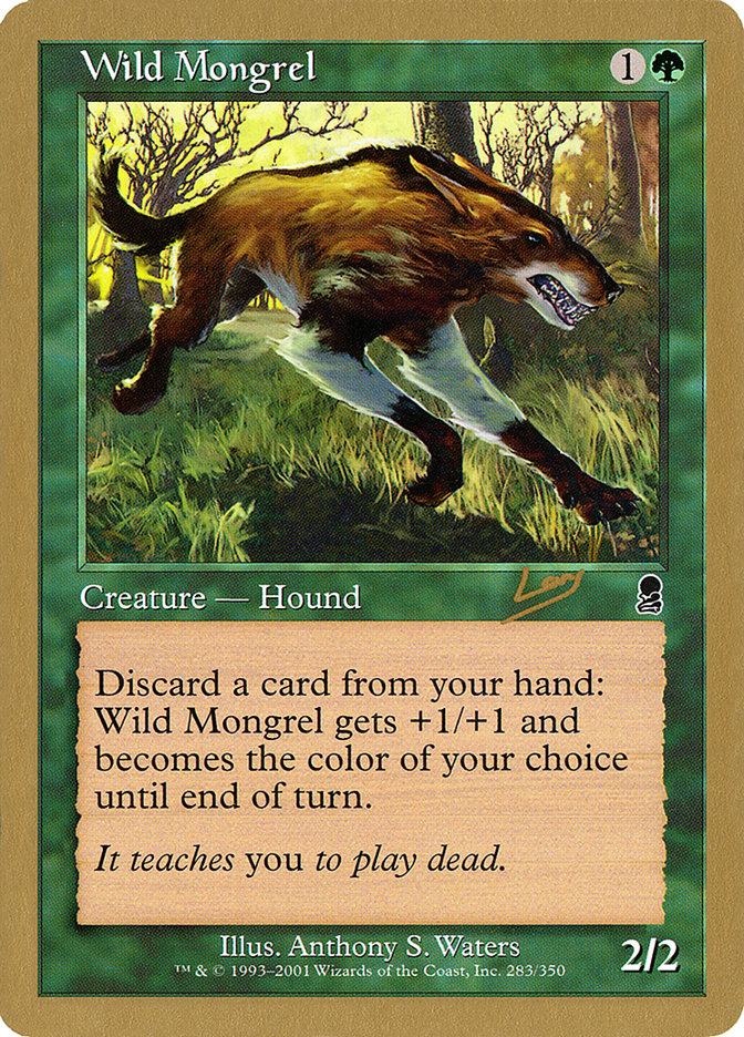 Wild Mongrel (Raphael Levy) [World Championship Decks 2002] Magic: The Gathering