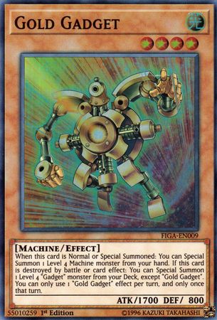 Gold Gadget [FIGA-EN009] Super Rare Yu-Gi-Oh!