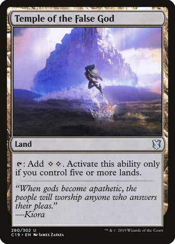 Temple of the False God [Commander 2019] Magic: The Gathering