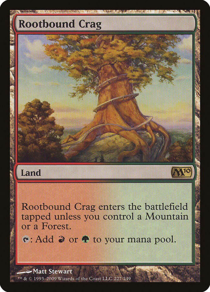 Rootbound Crag [Magic 2010] Magic: The Gathering