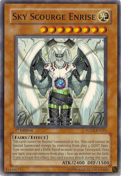 Sky Scourge Enrise [FOTB-EN021] Super Rare Yu-Gi-Oh!