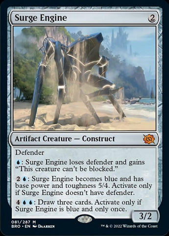 Surge Engine [The Brothers' War] Magic: The Gathering