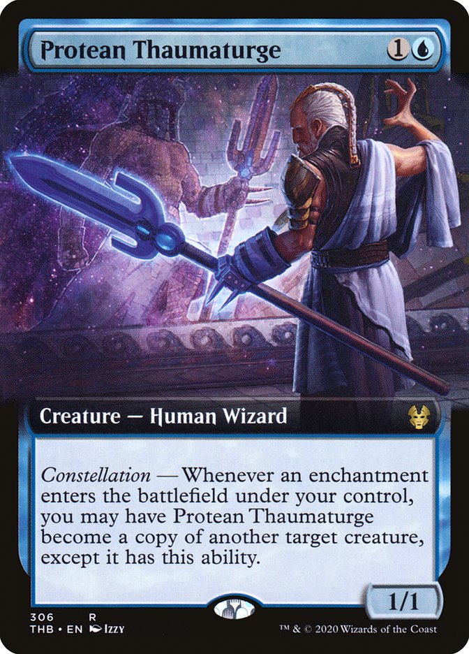 Protean Thaumaturge (Extended Art) [Theros Beyond Death] Magic: The Gathering