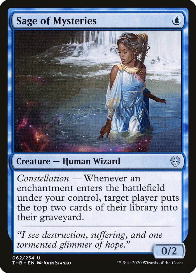 Sage of Mysteries [Theros Beyond Death] Magic: The Gathering