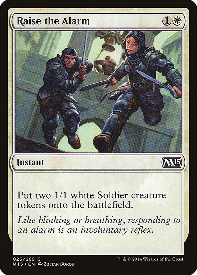 Raise the Alarm [Magic 2015] Magic: The Gathering