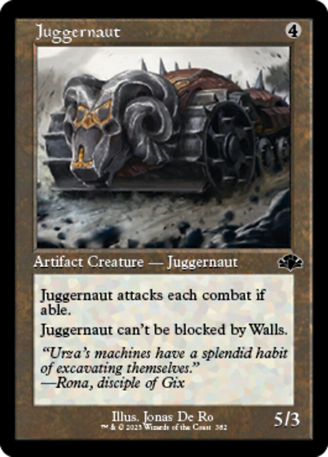 Juggernaut (Retro) [Dominaria Remastered] Magic: The Gathering