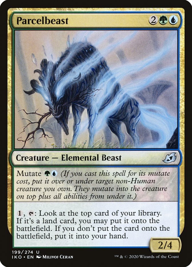 Parcelbeast [Ikoria: Lair of Behemoths] Magic: The Gathering