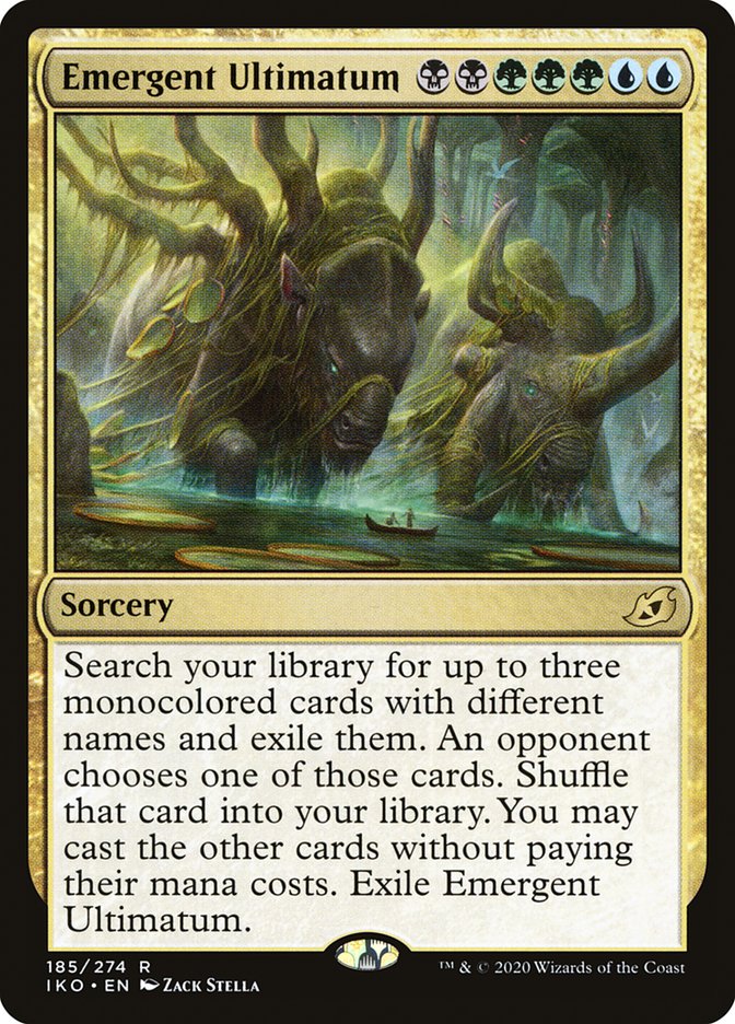 Emergent Ultimatum [Ikoria: Lair of Behemoths] Magic: The Gathering