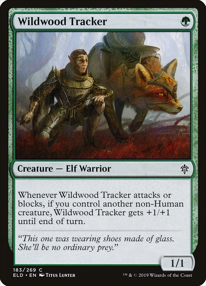 Wildwood Tracker [Throne of Eldraine] Magic: The Gathering