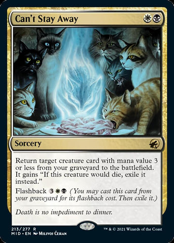 Can't Stay Away [Innistrad: Midnight Hunt] Magic: The Gathering