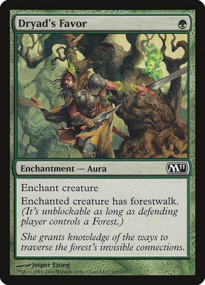 Dryad's Favor [Magic 2011] Magic: The Gathering