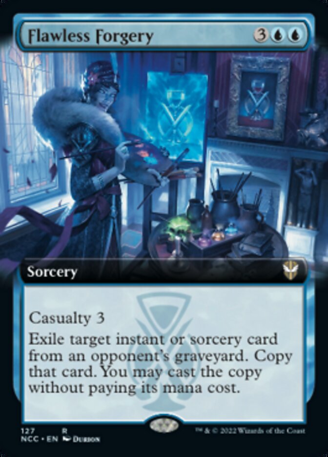 Flawless Forgery (Extended Art) [Streets of New Capenna Commander] Magic: The Gathering