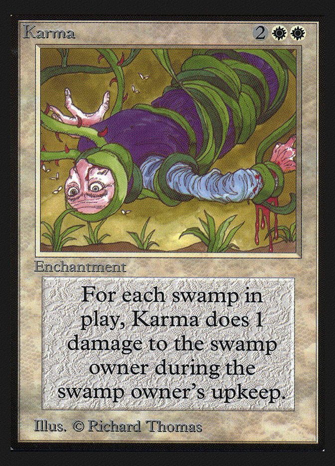 Karma [International Collectors' Edition] Magic: The Gathering