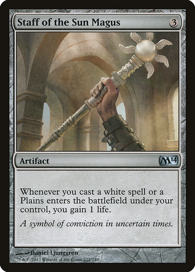 Staff of the Sun Magus [Magic 2014] Magic: The Gathering