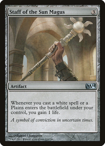 Staff of the Sun Magus [Magic 2014] Magic: The Gathering