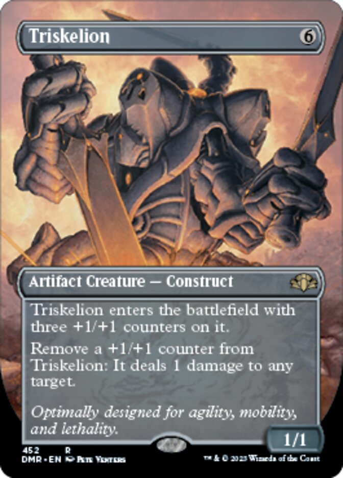Triskelion (Borderless Alternate Art) [Dominaria Remastered] Magic: The Gathering