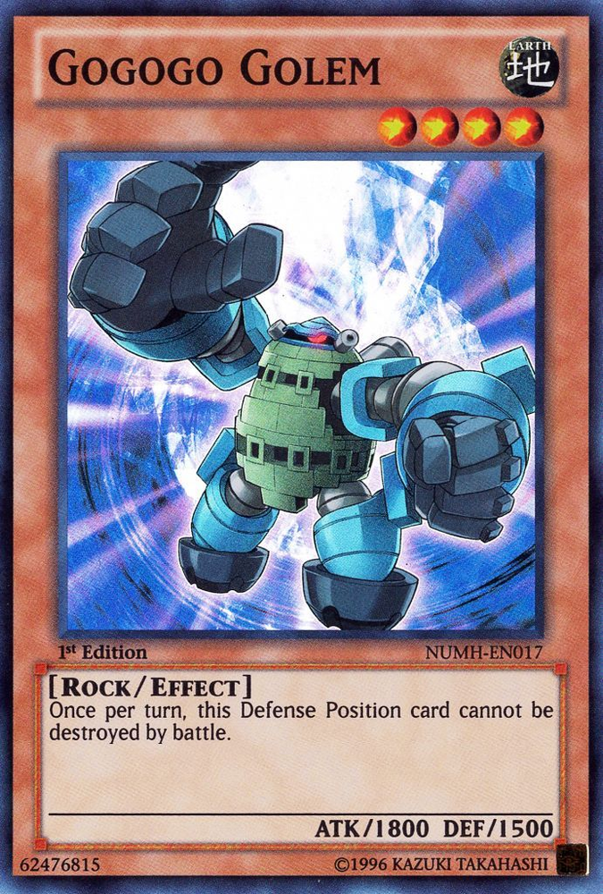 Gogogo Golem [NUMH-EN017] Super Rare Yu-Gi-Oh!