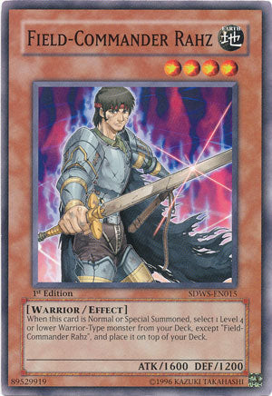 Field-Commander Rahz [SDWS-EN015] Common Yu-Gi-Oh!
