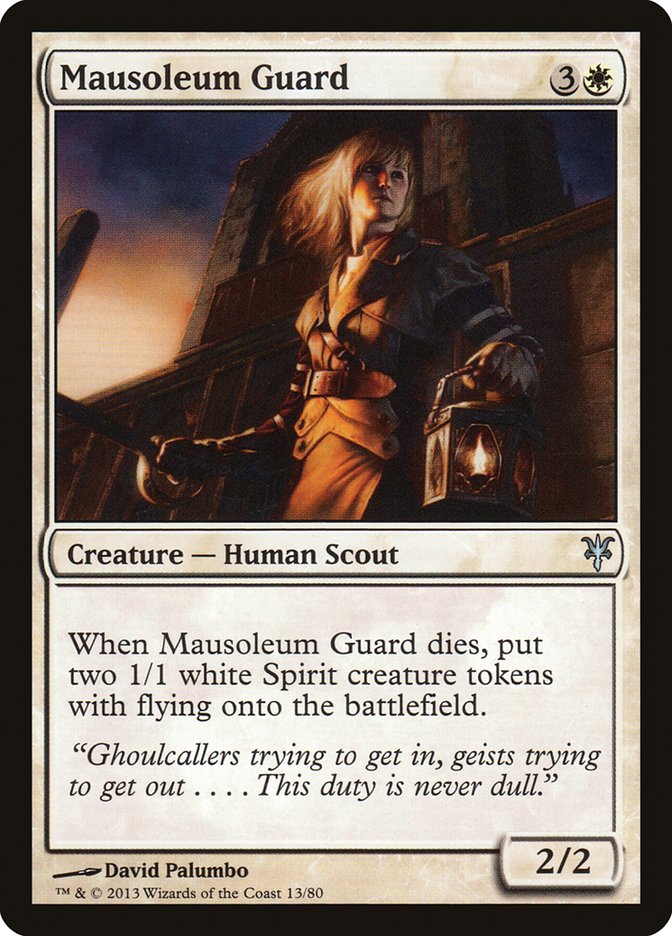 Mausoleum Guard [Duel Decks: Sorin vs. Tibalt] Magic: The Gathering