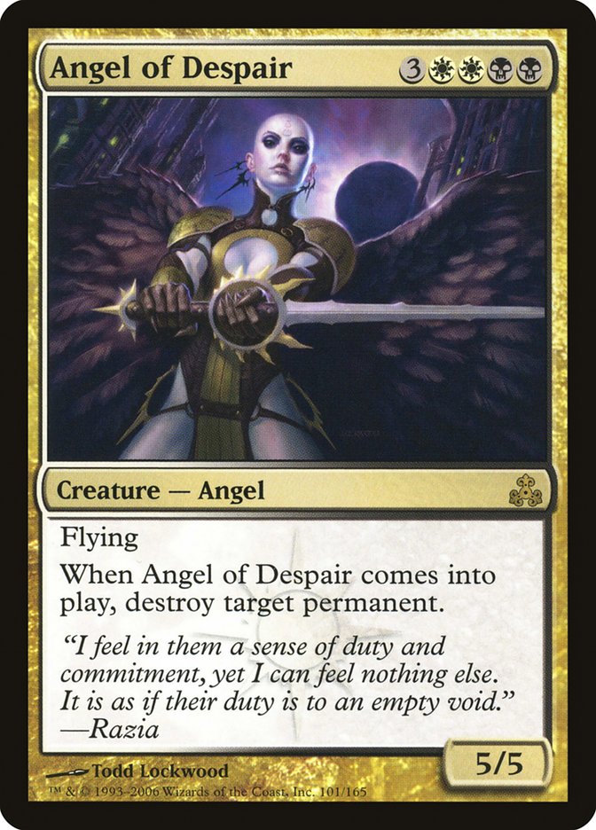 Angel of Despair [Guildpact] Magic: The Gathering