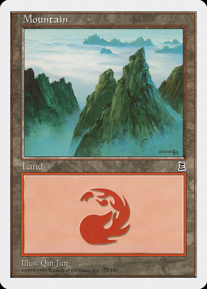 Mountain (175) [Portal Three Kingdoms] Magic: The Gathering